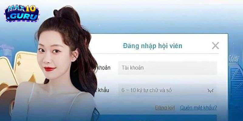 đăng nhập Max10
